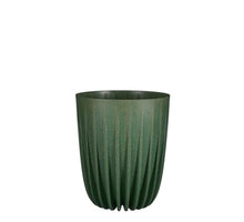 Lungo Topf rund grün FSC Mix - h22.5xd19cm