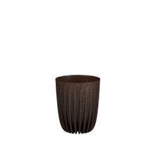 Lungo Topf rund d. braun FSC Mix - h17xd14cm