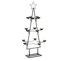 Kerzenständer Baum schwarz - L46xB45xH102cm