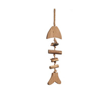 Fischskelett aus Holz 12x43cm