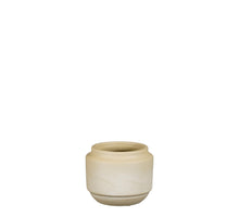 Aveiro Topf rund taupe - h17xd21cm