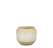 Aveiro Topf rund taupe - h21xd25cm