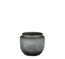 Aveiro Topf rund schwarz - h21xd25cm
