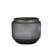 Aveiro Vase rund schwarz - h40xd22cm