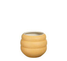 Glen Topf rund ocker - h14xd14cm