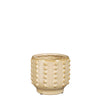Boaz Topf rund beige - h11,5xd12,5cm