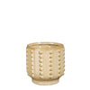 Boaz Topf rund beige - h13,5xd14,5cm
