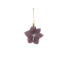 Ornament Stern flieder FSC Mix - h3xd10cm