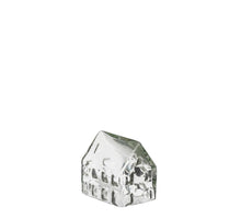 Haus aus recyceltem Glas - l8.5xb6.5xh7.5cm