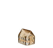 Haus gold recyceltes Glas - l8.5xb6.5xh7.5cm