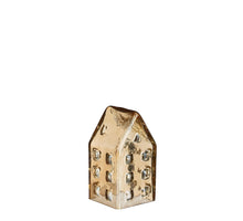 Haus gold recyceltes Glas - l6.5xw6.5xh11.5cm
