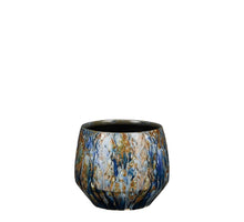 Harris Topf rund blau - h14xd16,5cm