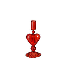 Hazel Kerzenständer rot - h20xd9cm