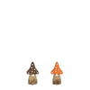 Pilz Zwerg braun orange 2 sortiert FSC Mix - l6.5xw12xh2cm