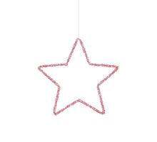 Ornament Stern rosa - d25cm