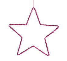 Stern hängend fuchsia - d40cm