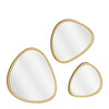 Jurre Spiegel Gold 3 Stück - L37,5 x B55,5 x H2,5 cm