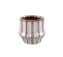 Blumentopf Skyper beige/rosa D12 H12 cm