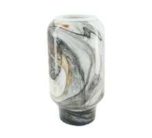 Vase glass 17x17x31.5cm Brown/Black