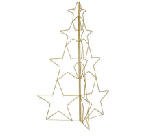 Weihnachtsbaumdekoration, faltbar, goldfarben - L128 x B128 x H171 cm