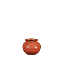 Dax Vase orange - H9,5 x D13 cm