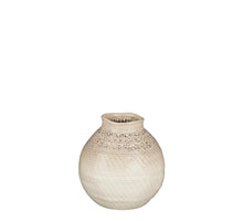 Faye Vase braun - H18,5 x D18 cm