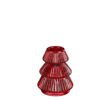 Kerzenhalter Baum rot - H8xØ6,5cm