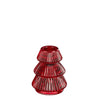 Kerzenhalter Baum rot - H8xØ6,5cm