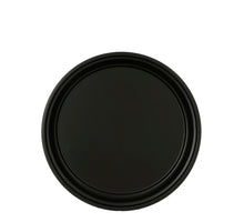 Milos decoratie bord zwart - h3,5xd40cm