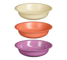 Roan Schale, lila, lachsfarben, beige, 3er-Set - H8 x D36 cm