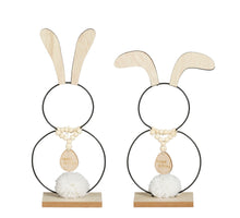 Dekohase braun, 2er-Set, FSC 100% zertifiziert - L11 x B5 x H27,5 cm