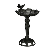 Vogelbad schwarz - L18,5 x B16,5 x H26 cm