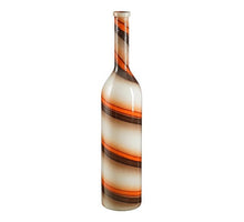 Rioja-Flasche aus recyceltem Glas, cremefarben - H100 x D21 cm