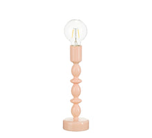 Oxford Tischleuchte LED Glas Altrosa Batteriebetrieben - H28xD9