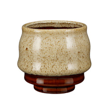 Bowie pot rond bruin - h14,5xd16cm