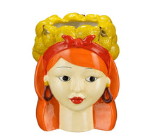 Lustiger Topf gelb - H24,5 x D19,5 cm