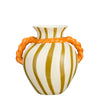 Lito Vase ocker - L18 x B15 x H18,5 cm