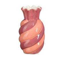 Cleo Vase orange - H25 x D14 cm