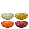 Corfu Schale orange hellgrün rosa gelb 4er Set - H5xØ14cm