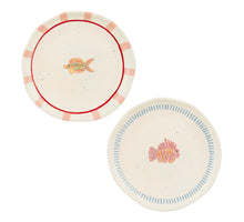 Ariane Speiseteller rosa blau 2er Set - h3xd26,5cm