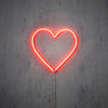 Neon light hart rood led IP44 adapter included RC - l33xb2xh33cm