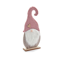 Stoffgnom 'Nipsy' 15x33cm rosa