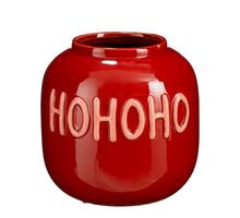Vaas hohoho rood - h22xd23cm