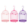Deko Vogelhaus lila hellrosa rosa 3-fach sortiert - L20xB20xH33cm