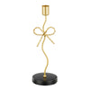 Kandelaar strik goud - l8xb7xh25cm