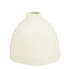 Decoratie vaas recycled paper beige - h18xd19cm