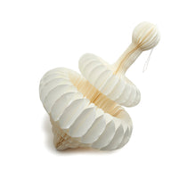 Papier-Kronleuchter-Anhänger Ø55x78cm creme