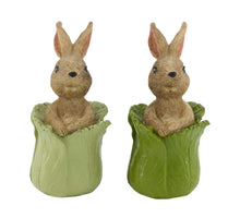 Kaninchen aus Polyresin, 5x5x10cm, verschiedene Ausführungen