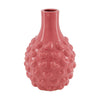 Vase Herz Keramik 18,5x18,5x27cm Dunkelrosa