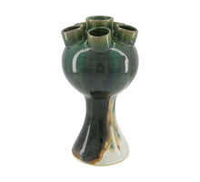 Keramikvase 16x16x30cm Grün